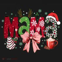 Cute Christmas Holiday Mama Doggie Tank thumb 4