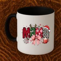 Cute Christmas Holiday Mama Coffee Mug thumb 2