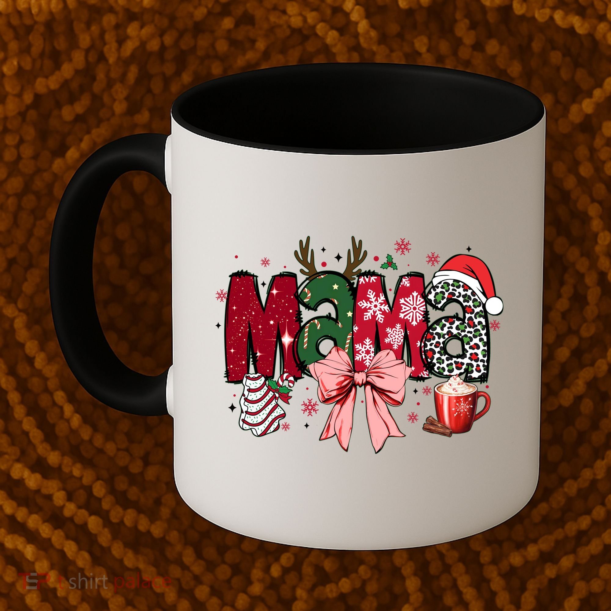 Cute Christmas Holiday Mama Coffee Mug