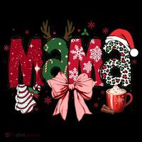 Cute Christmas Holiday Mama Coffee Mug thumb 5