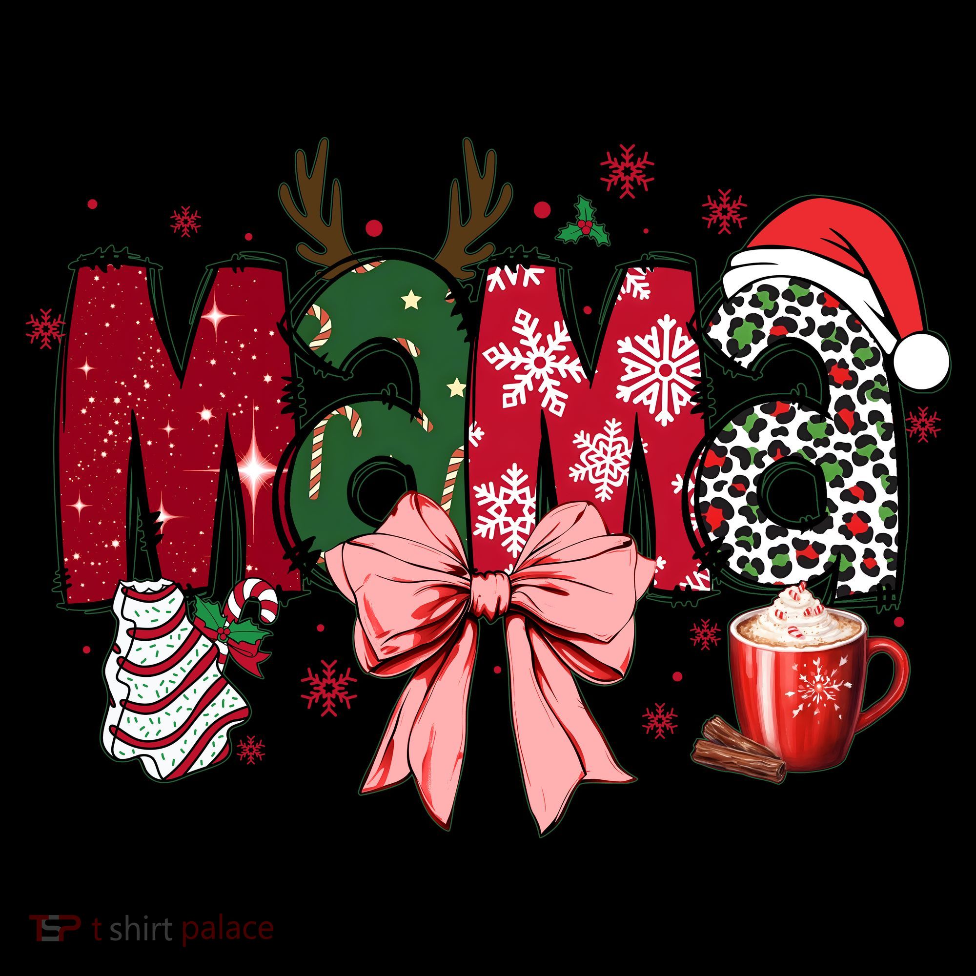 Cute Christmas Holiday Mama Coffee Mug