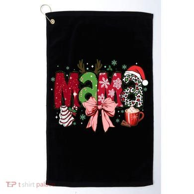 Cute Christmas Holiday Mama Golf Towel