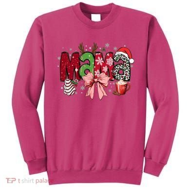 Cute Christmas Holiday Mama Sweatshirt