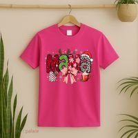 Cute Christmas Holiday Mama T-Shirt thumb 2