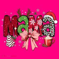 Cute Christmas Holiday Mama Button thumb 1