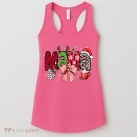 Cute Christmas Holiday Mama Women's Tank Top thumb 0