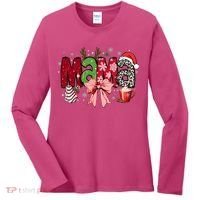 Cute Christmas Holiday Mama Women's Long Sleeve Shirt thumb 0
