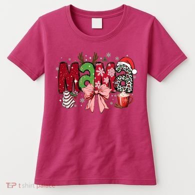Cute Christmas Holiday Mama Women's T-Shirt