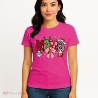 Cute Christmas Holiday Mama Women's T-Shirt thumb 4