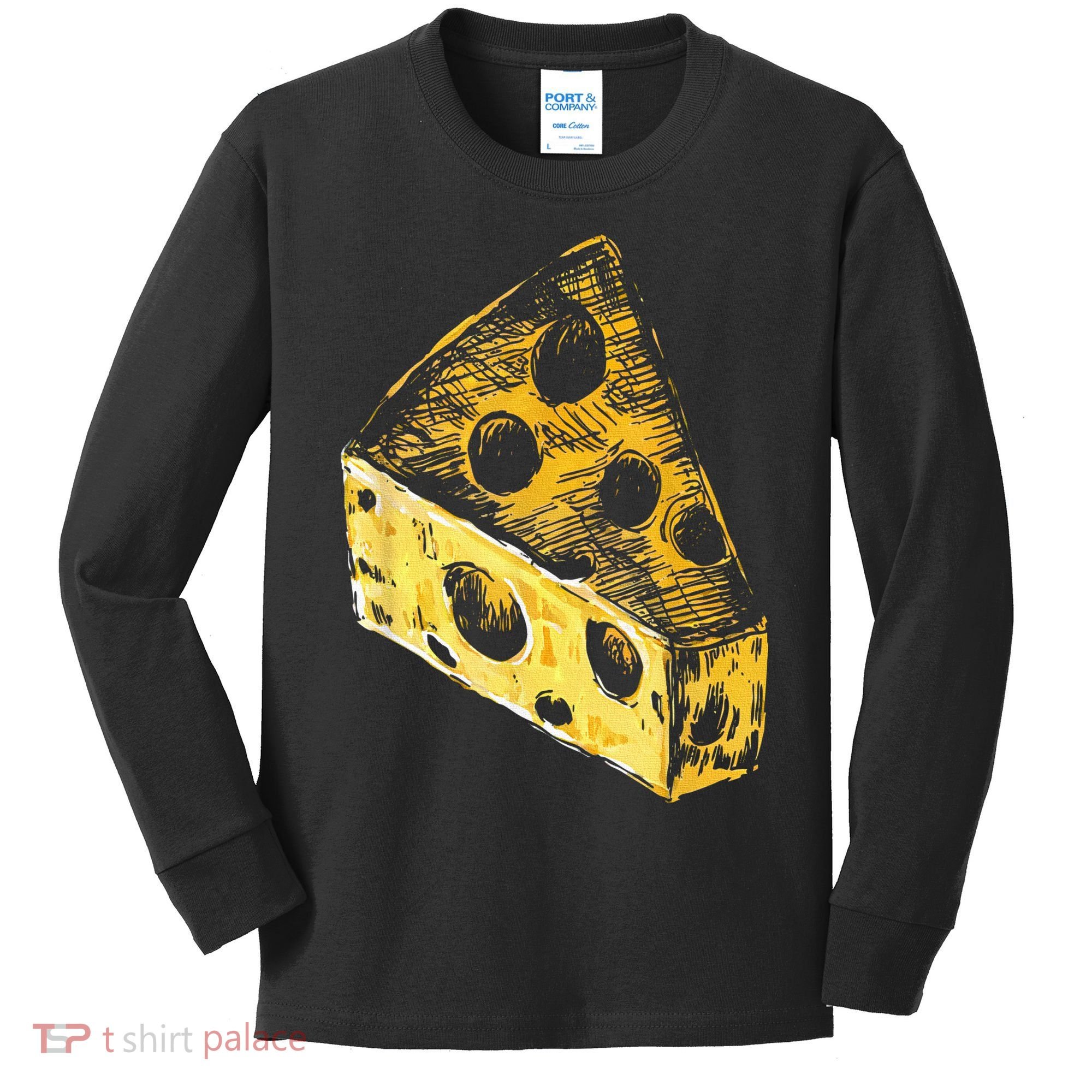 Cheese Kids Long Sleeve Shirt