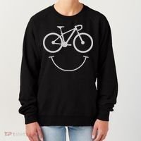 Cute Cycling Happy Face Gift Women's Sweatshirt thumb 0