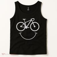 Cute Cycling Happy Face Gift Tank Top thumb 2