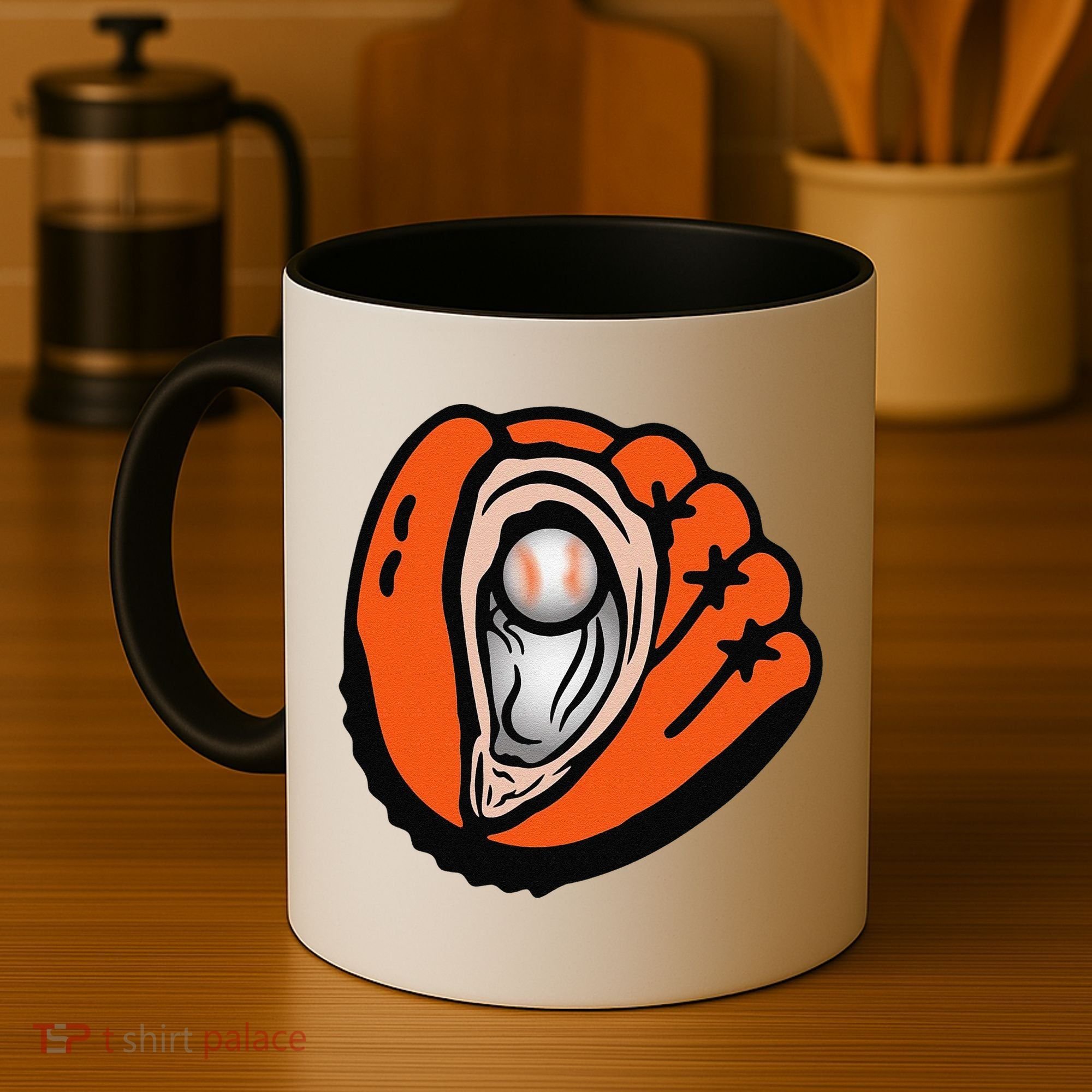 Chesapeake-Oyster-Catchers-Baseball Coffee Mug