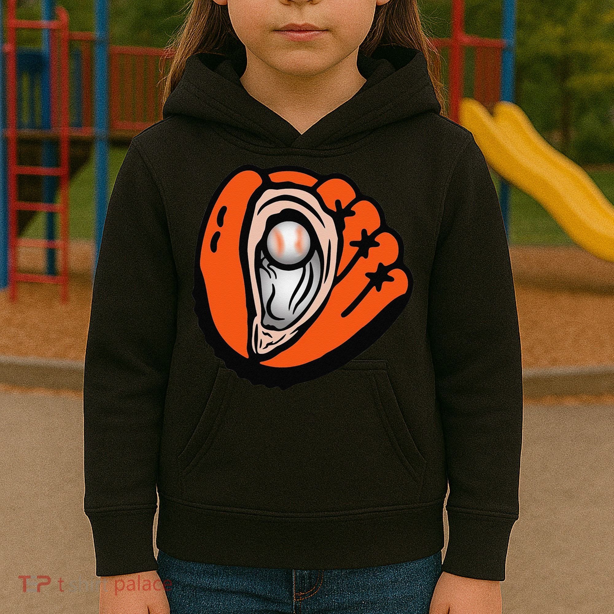 Chesapeake-Oyster-Catchers-Baseball Kids Hoodie