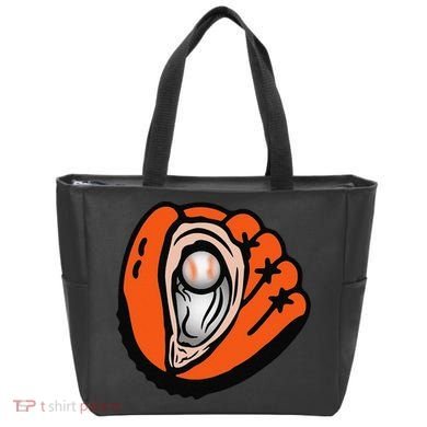 Chesapeake-Oyster-Catchers-Baseball Tote Bag