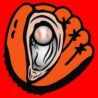 Chesapeake-Oyster-Catchers-Baseball Santa Hat thumb 1
