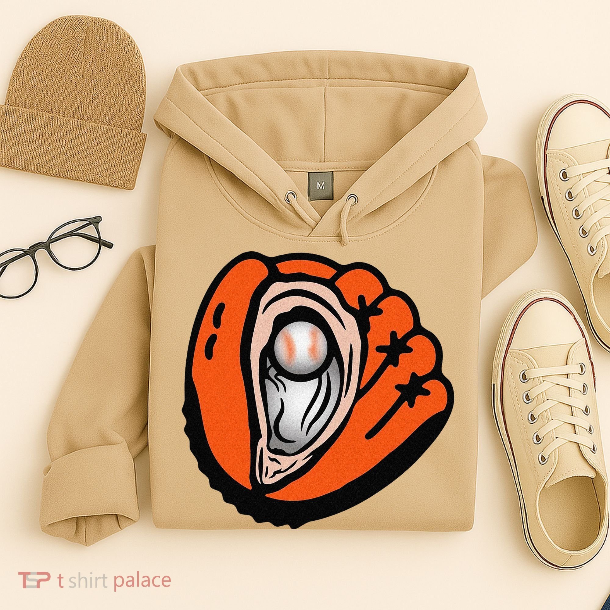 Chesapeake-Oyster-Catchers-Baseball Hoodie