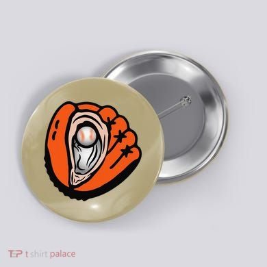 Chesapeake-Oyster-Catchers-Baseball Button