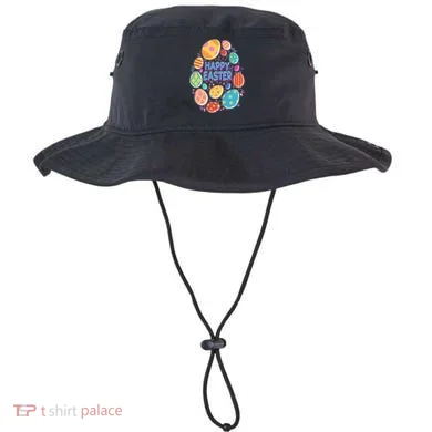 Cute Colorful Happy Easter Eggs Bucket Hat