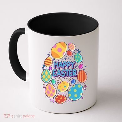 Cute Colorful Happy Easter Eggs Coffee Mug