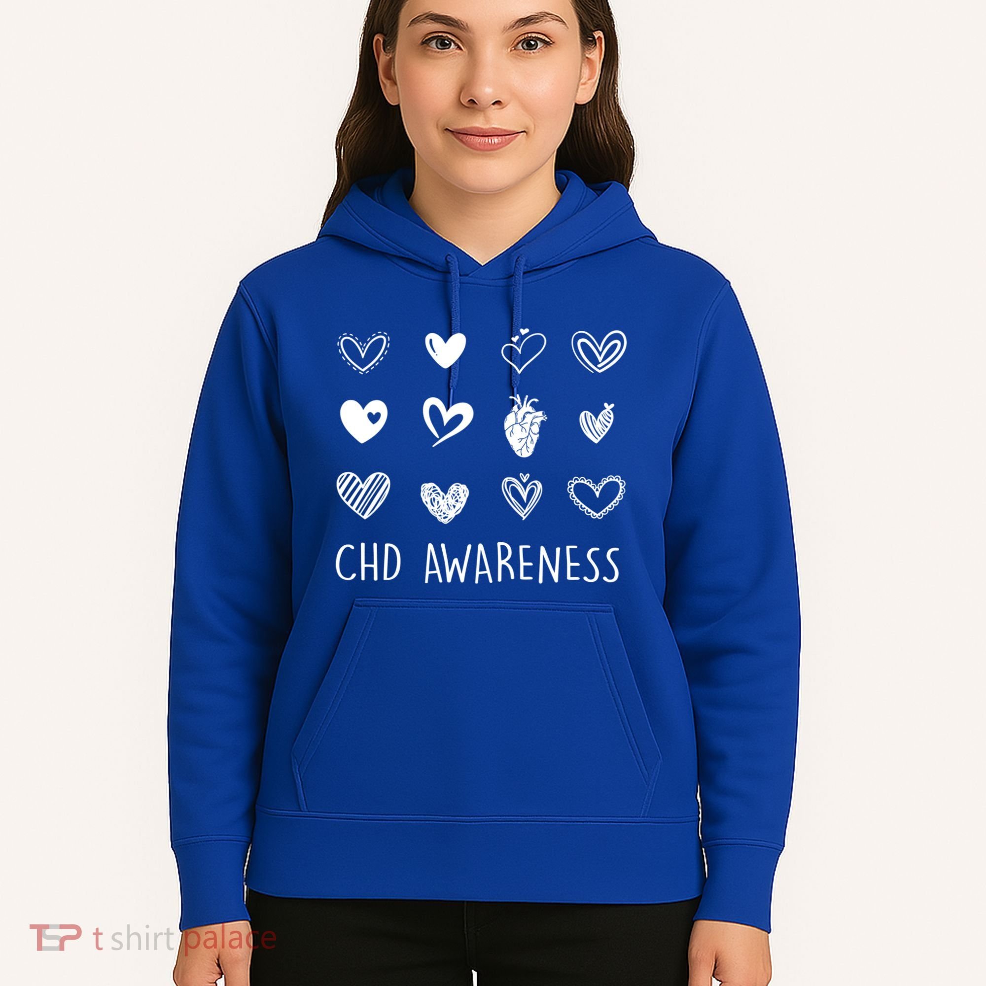 Chd Congenital Heart Disease Awareness Great Gift Hoodie