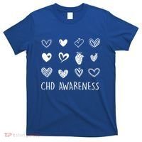 Chd Congenital Heart Disease Awareness Great Gift T-Shirt thumb 0