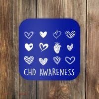 Chd Congenital Heart Disease Awareness Great Gift Coaster thumb 0