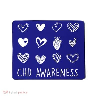 Chd Congenital Heart Disease Awareness Great Gift Mousepad
