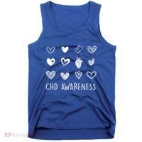 Chd Congenital Heart Disease Awareness Great Gift Tank Top thumb 0