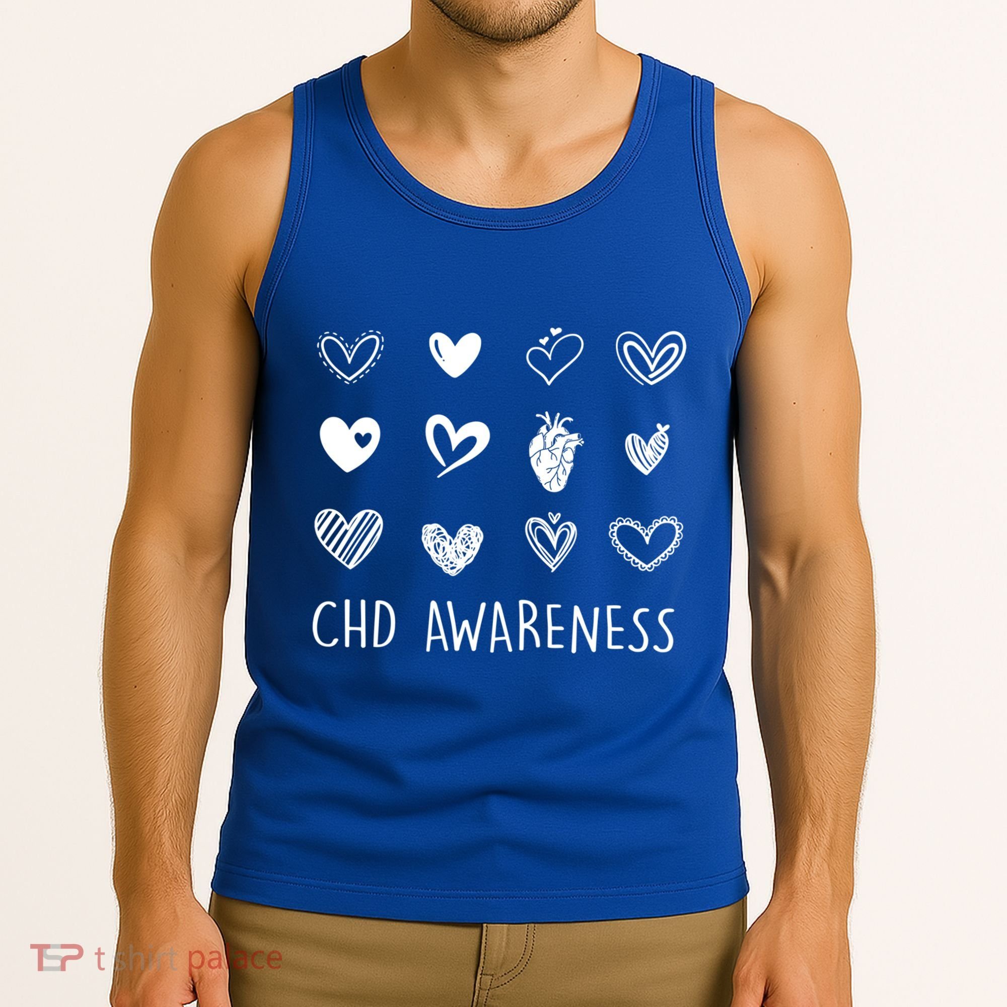 Chd Congenital Heart Disease Awareness Great Gift Tank Top
