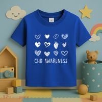 Chd Congenital Heart Disease Awareness Great Gift Toddler T-Shirt thumb 3