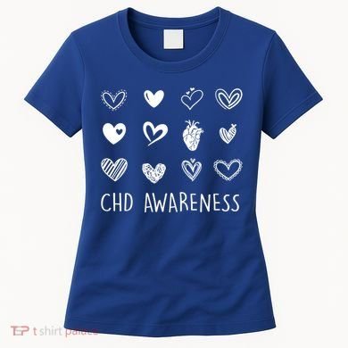 Chd Congenital Heart Disease Awareness Great Gift Women's T-Shirt