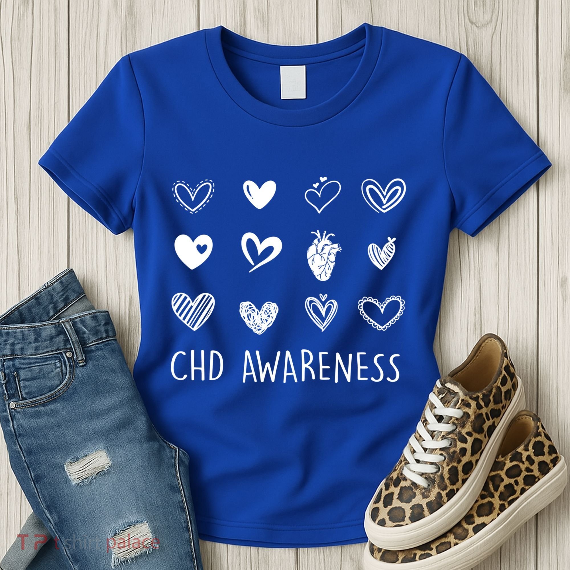 Chd Congenital Heart Disease Awareness Great Gift Women's T-Shirt