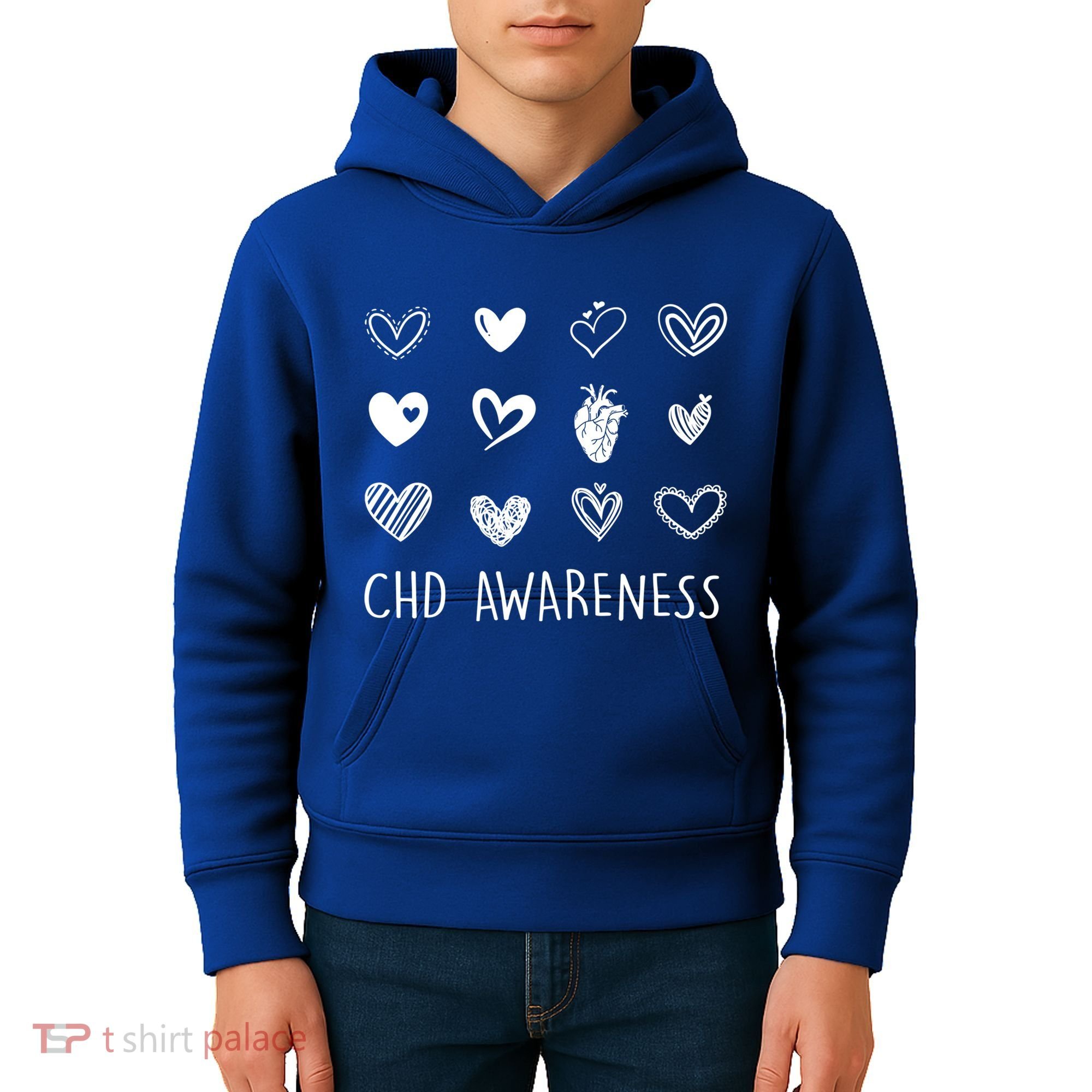 Chd Congenital Heart Disease Awareness Great Gift Kids Hoodie