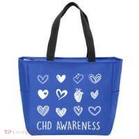 Chd Congenital Heart Disease Awareness Great Gift Tote Bag thumb 0