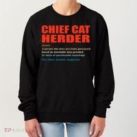 Chief Cat Herder Definition Wizard Magician Women's Sweatshirt thumb 0