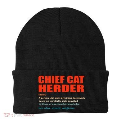 Chief Cat Herder Definition Wizard Magician Beanie
