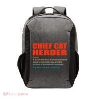 Chief Cat Herder Definition Wizard Magician Vector Backpack thumb 0