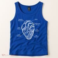 Cardiology Cardiologist Heart Anatomy Distressed Gift Tank Top thumb 2