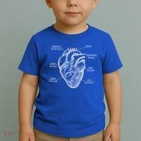 Cardiology Cardiologist Heart Anatomy Distressed Gift Toddler T-Shirt thumb 2