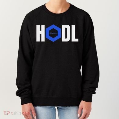Chainlink Crypto Hodl Text Link Cryptocurrency Words Women's Sweatshirt