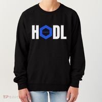 Chainlink Crypto Hodl Text Link Cryptocurrency Words Women's Sweatshirt thumb 0