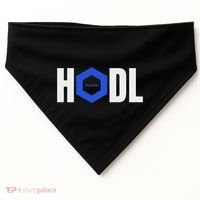 Chainlink Crypto Hodl Text Link Cryptocurrency Words USA-Made Doggie Bandana thumb 0