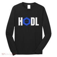 Chainlink Crypto Hodl Text Link Cryptocurrency Words Long Sleeve Shirt thumb 0
