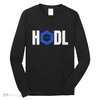 Chainlink Crypto Hodl Text Link Cryptocurrency Words Long Sleeve Shirt thumb 0