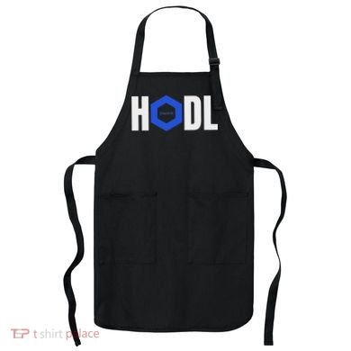 Chainlink Crypto Hodl Text Link Cryptocurrency Words Apron