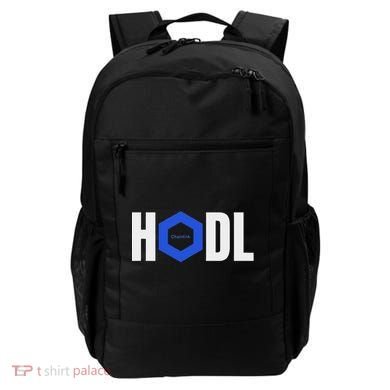 Chainlink Crypto Hodl Text Link Cryptocurrency Words Backpack