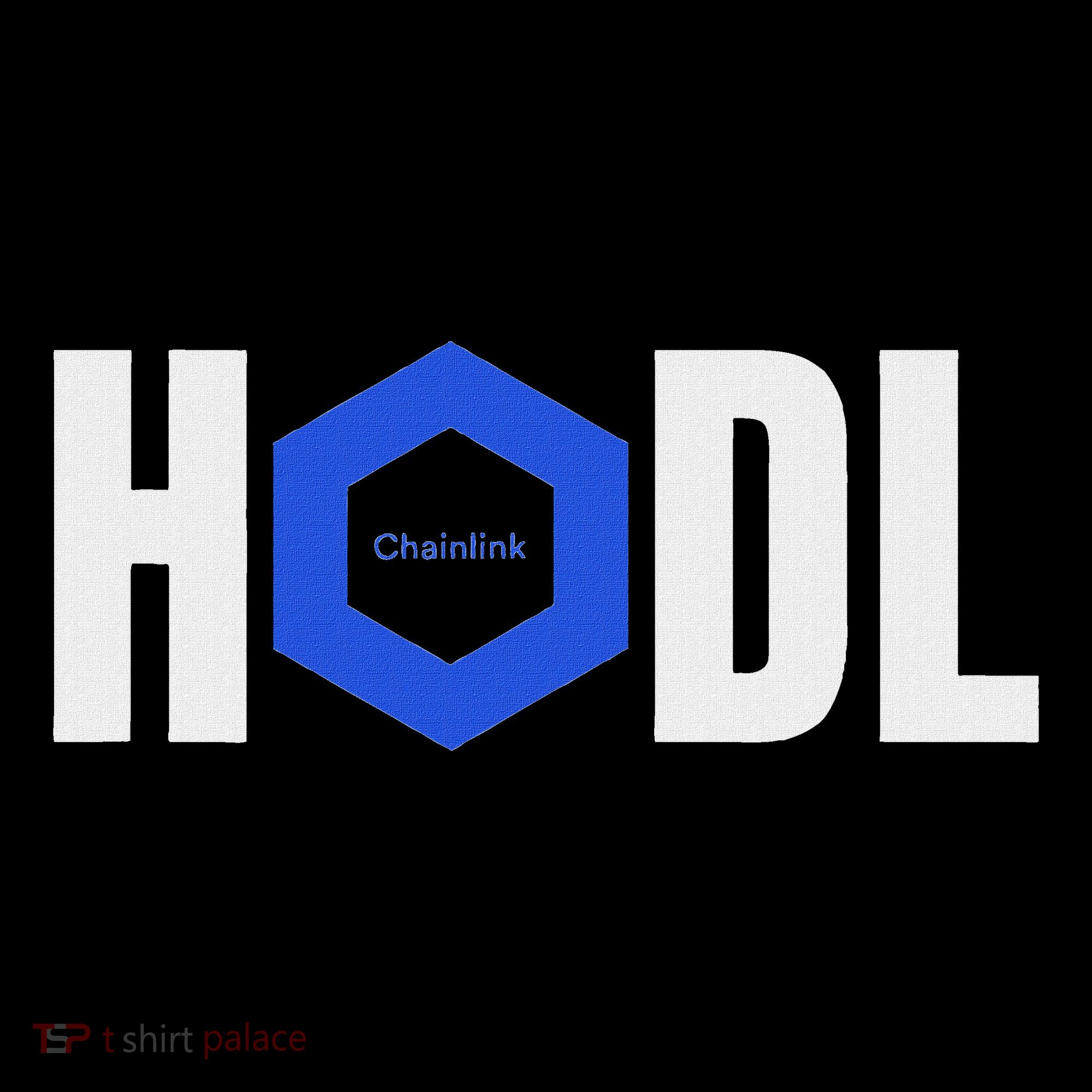 Chainlink Crypto Hodl Text Link Cryptocurrency Words Button