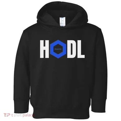 Chainlink Crypto Hodl Text Link Cryptocurrency Words Toddler Hoodie
