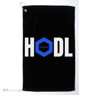 Chainlink Crypto Hodl Text Link Cryptocurrency Words Golf Towel